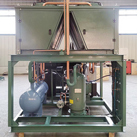 Unidade de refrigeração de câmara fria Unidade de condensação de compressor industrial