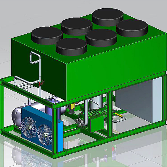 Unidade de refrigeração de câmara fria Unidade de condensação de compressor industrial